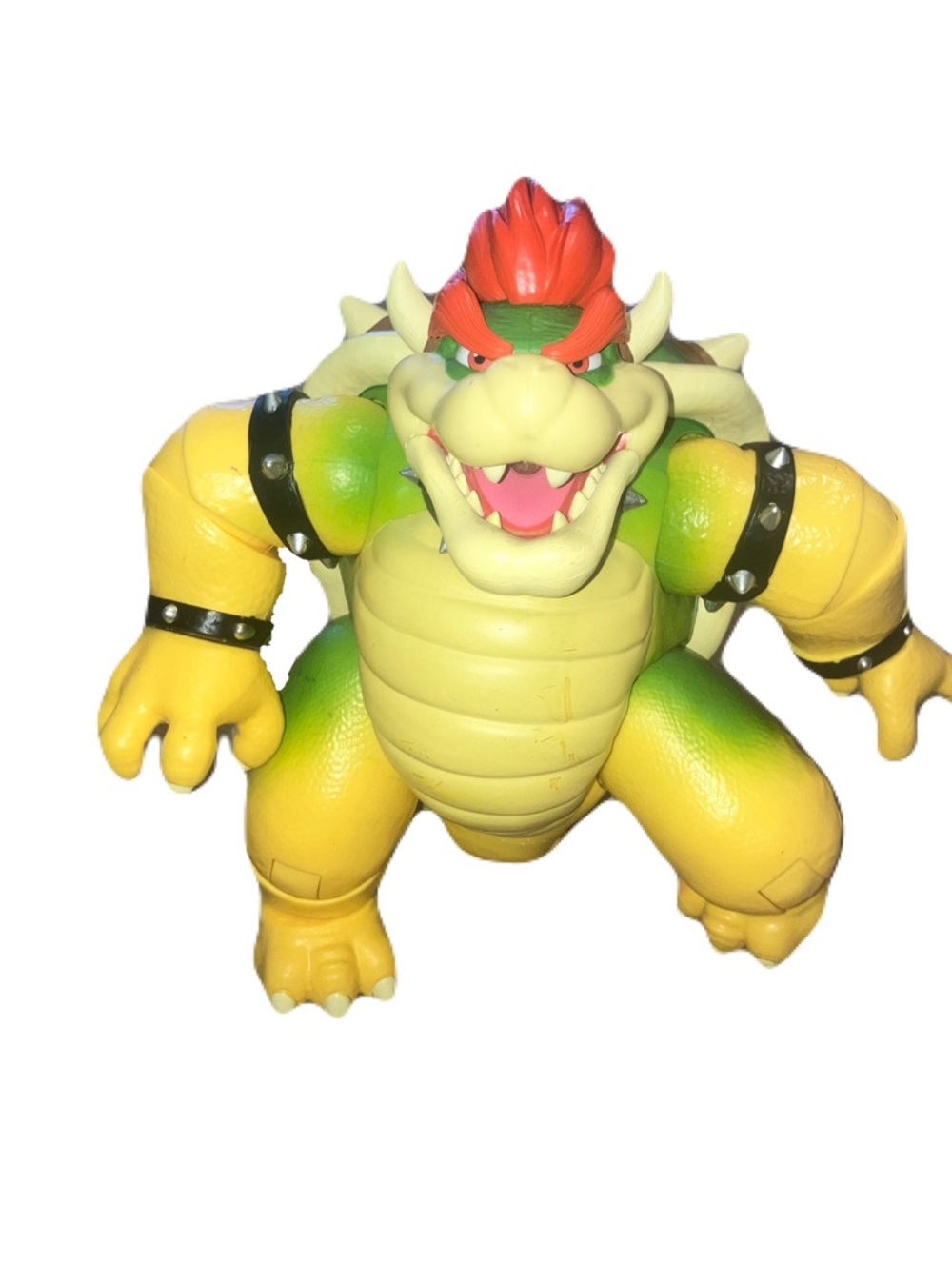 Bowser figurine that breathes fire illusion with vapor water